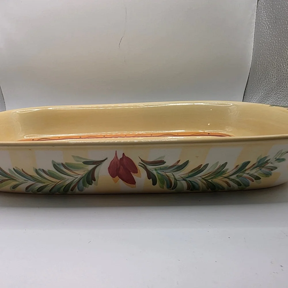 Southern Living at Home Gail Pittman Siena Rectangle Casserole Dish with Stand
